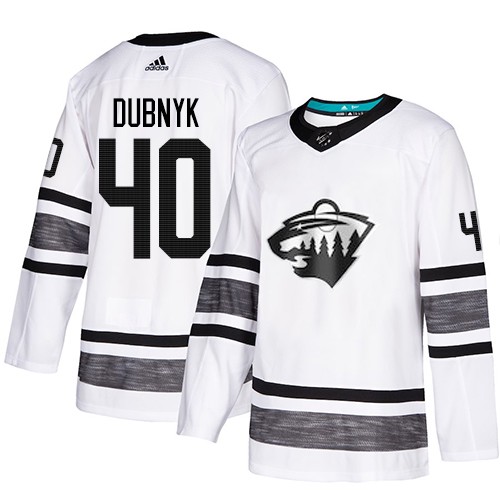 Minnesota Wild Trikot #40 Devan Dubnyk Weiß 2019 All-Star NHL